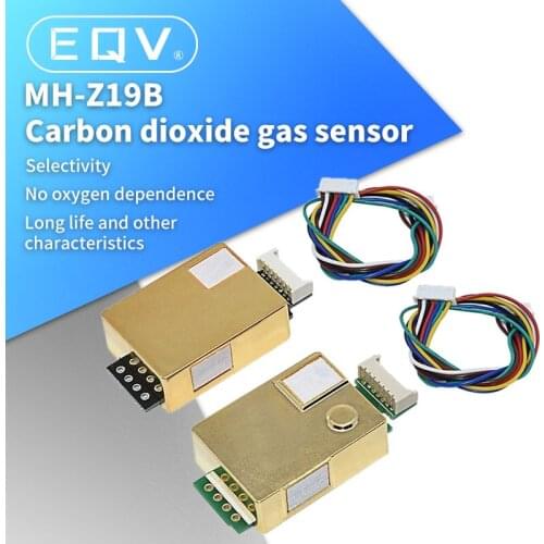 MH-Z19 MH-Z19B NDIR CO2 capteur Module infrarouge dioxyde de carbone co2 capteur de gaz 0-5000ppm MH Z19B