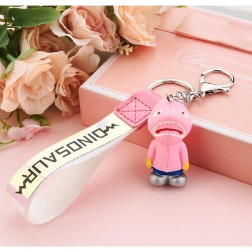 Fashion Lovely Shark Key chain Key Ring Holder For Women Bag Car Key Chain Gift Key Jewelry Pendant EH059