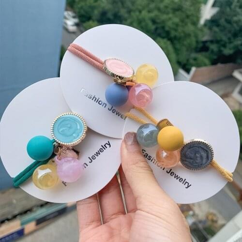 Fashion Women& Girls Hair Band Fresh Lovely Hair Rope Simple Elegant Hair Rings Student Kids Hair Accessories Korean Style