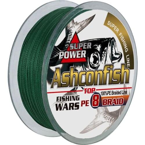 Super pe 100M multifilament fishing line braid strong 8strands braided wires 6-300LB fishing rope for saltwater fishing cords