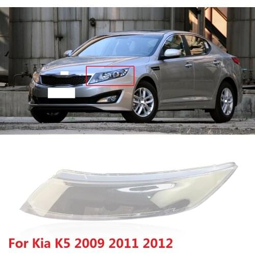 CAPQX 1PCS For Kia K5 Optima 2009 2011 2012 Front Headlamp Headlight Lamp cover Lampshade Waterproof head light Shade Shell cap