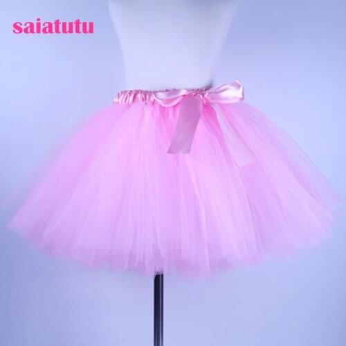 2020 NEW pink tulle kids children toddler baby costume ball gown party dance wedding short pettiskirt girl tutu skirt