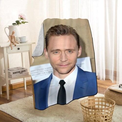 New Arrival Tom Hiddleston Blankets Printing Soft Blanket Throw On Home/Sofa/Bedding Portable Adult Travel Cover Blanket