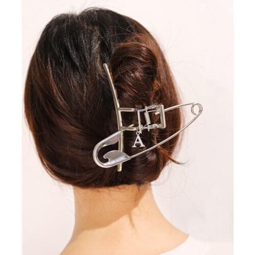 New Hair Clips Shark Hair Barrette Metal Hair Claw Clips Simple Temperament Pin Hairpin Hair Accessories For Women And Girls