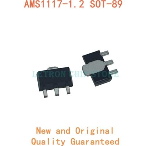 20PCS AMS1117-1.2 SOT89 AMS1117 1.2V SOT-89 Voltage Regulator new and original IC Chipset