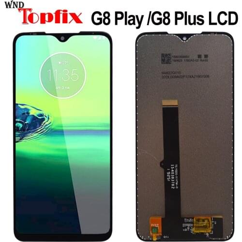 Original For Motorola Moto G8 Play LCD G8 Play Display Touch Screen Sensor Panel Digiziter Assembly New For moto G8 Plus LCD