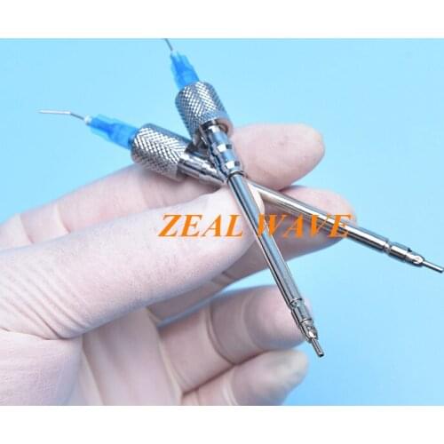 Dental Three-use Gun Head New Screw-Type Three-use Gun Mouth Micro Root Canal Root Canal Irrigation Can Connect Needle