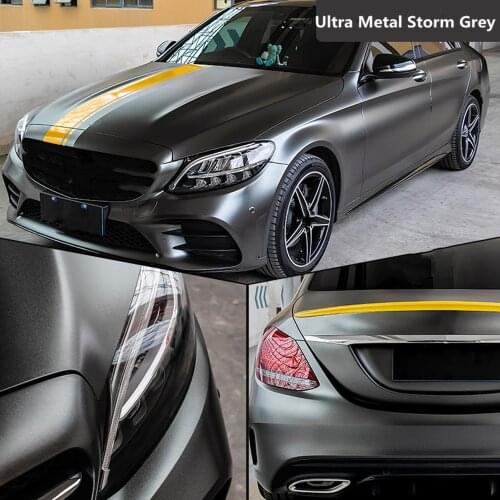 Sunice Utral Metal Grey Car Wrap Vinyl Film Car Wrap Stickers Auto Decal Paper Car Accessories Many Grey Color for choosen