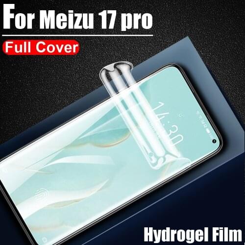 999D Ultra Clear Hydrogel Film Soft LCD Full Screen Protector Coverage for For Meizu 16 16T 16S 17 pro plus 16XS Protective Film