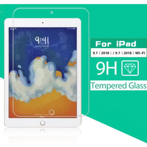 Premium Explosion Proof Tempered Glass Film For Apple ipad 9.7 2018 Wifi Tablet Glass Screen Protector 9.7 Film Front Cover