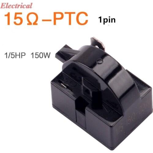 1pc Freezer Refrigerator Compressor PTC Starter Thermal Protection Against Overload 1/2/3/4 Pins 93W 125W 150W 180W 250W