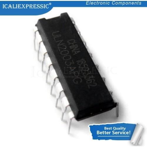 100PCS ULN2003AN DIP16 ULN2003A ULN2003APG ULN2003 DIP new and original IC