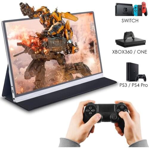 15.6 4K Type USB C HDMI DP Portable monitor 1080 for Switch xbox ps4 MAC laptop gaming monitor phone LCD screen display type-c