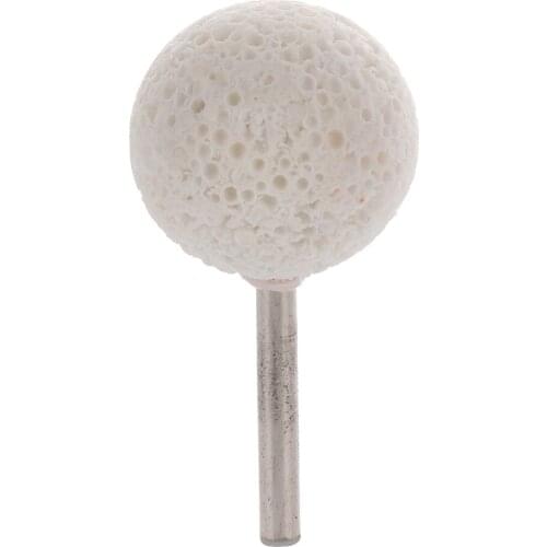 40mm White Car Tyre Grinding Head Tyre Wood Rubber Repair Tool Rasp Puncture Buffer Golf Ball