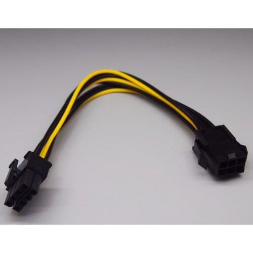 5pcs 6P to 8P graphics card power supply cable 8P extension cable 8P graphics card cable
