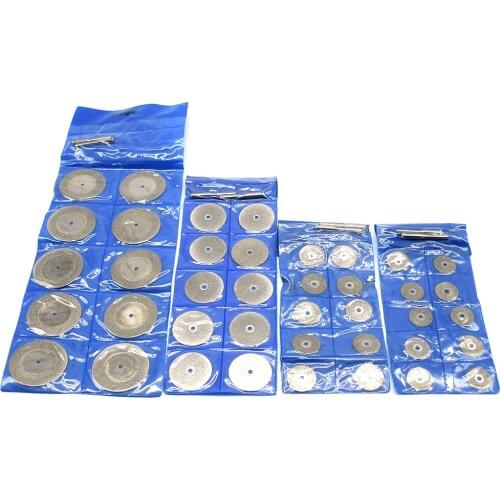 10PCS Dremel Diamond Cutting Disc 30MM For Dremel Rotary Tools Accessories with Mandrel