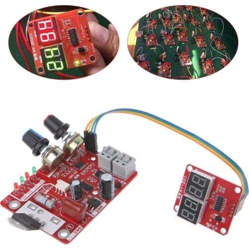 Spot Welder Time Control Board 40A Current Controller with Digital Display