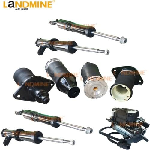 Free Shipping 9PCS Front Air Shock Rear Air Strut Air Suspension Air Pump Fit Audi A6 C5 4Z7616051A(52A) 4Z7616051D 4Z7616007