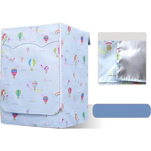 Modern And Simple Silver-Coated Oxford Cloth Drum Full Automatic Drum Washing Machine Cover Waterproof Sunscreen Dust Cover