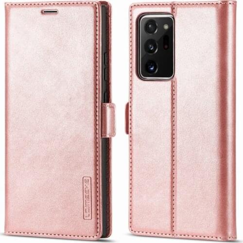 For Samsung Galaxy Note 20 Ultra Case Flip Wallet Magnetic Cover For Samsung Note 20 5G Case Luxury Leather Matte TPU Back Cover