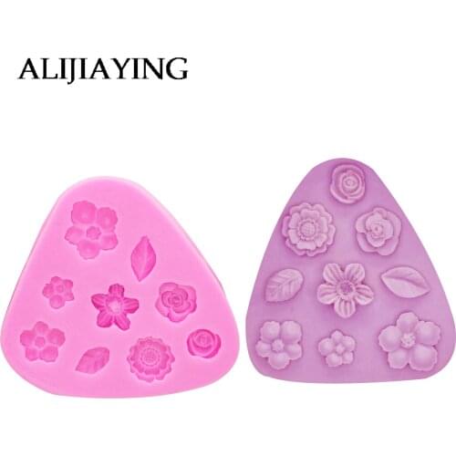 M1141 3D Leaves Silicone Mold flower Shape Mould for Candy,Chocolate,Ice,Flowers Cake decorating tools