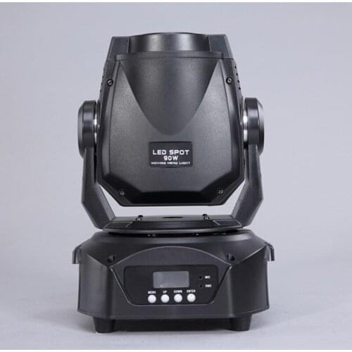 Mini led 90w spot beam moving head wash disco light with double gobo wheel dmx stage lighting 7 gobos effect for dj equipment