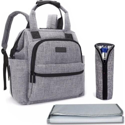 Multifunctional Diaper Bag For Mother Baby Nappy Bag Backpack Large Capacity Mummy Bag Changing Pad Stroller Straps Drop Ship