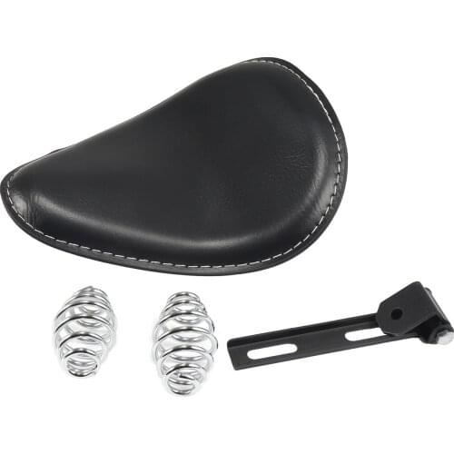 Solo Seat 3" Spring For Honda Yamaha Harley XL883 1200 Bobber Chopper Motorcycle