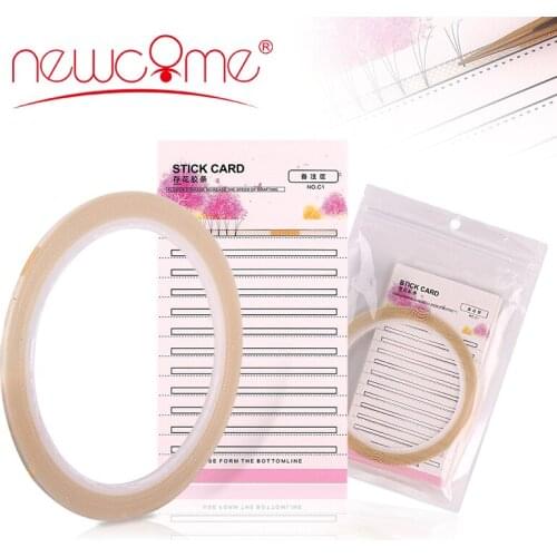 THINKSHOW Eyelash Extension Flower Storage Camellia Graft Lash Holder Sticky Strip False Eyelashes Paper Card