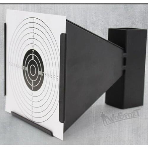 14cm Funnel Air Rifle/Airsoft Shooting Target Holder Pellet Trap with 100pcs Papers