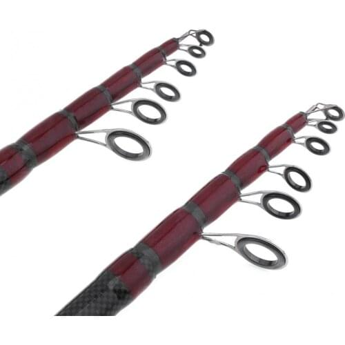 2.7m 7 Section Carbon Fiber Lure Portable Rod Fishing Rod Travel Ultra Light Spinning / Casting Fishing Pole