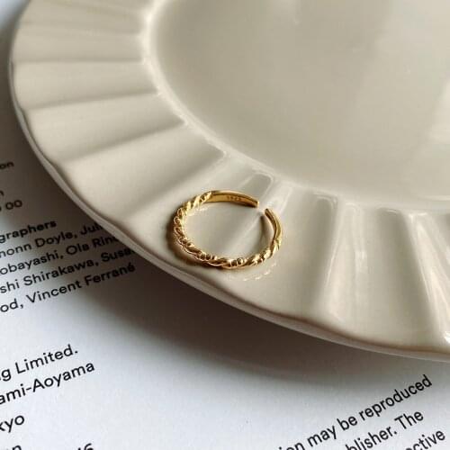 Real 925 Sterling Silver Tail Ring Minimalist Female Small Twist Rings For Women Fashional Fine Jewelry Birthday Gifts