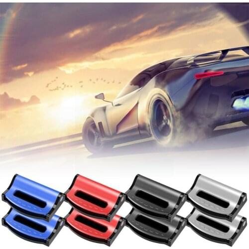 Car Safety Seat Belt Buckle Clip Seatbelt Stopper Adjuster Seat Clips Car fixing Shoulder Belt 2PCS Clip To Relax Accessori X9C6