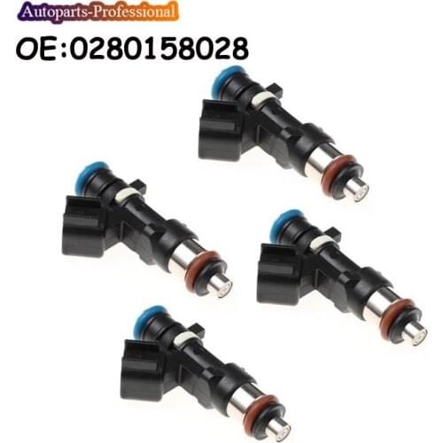 4 PCS Fuel Inejctor For Dodge Avanger Journey for Chrysler 300M Sebring Pacifica 0280158028 0 280 158 028 04591986AA 812-12138