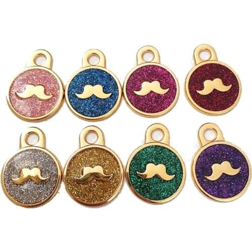 British Style Dog Tag Engraved Pet Pendant Personalized Dog Identification Tags Cat Nameplate Anti-lost Puppy Tag Accessories