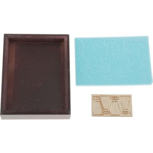 1/35 DIY Sand Table Scene Road Building Kits Tank Base Platform Set