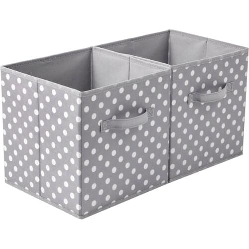 2Pcs Durable Non-Woven Christmas Ornament Storage Box Stores up-to 64 Standard Holiday Ornaments & Xmas Decorations For Seasons