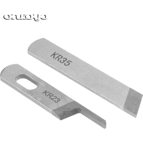 10PCS KR23 KR35 Knife Blade,Industrial Serger Overlock Sewing Machine Parts For JUKI Siruba Pegasus