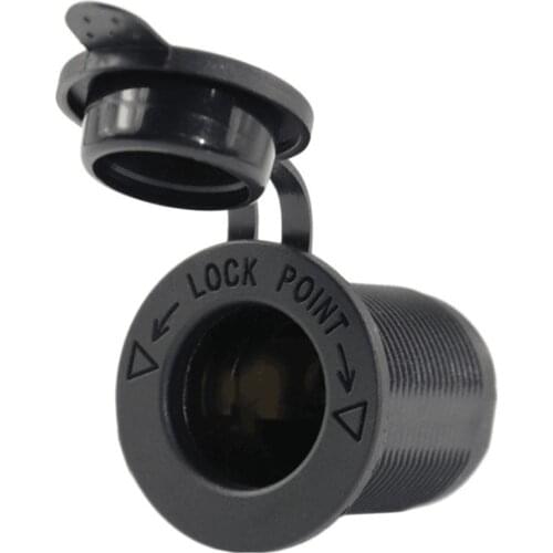 12V 120W Motorcycle Car Boat Tractor Auto Accessory Waterproof Cigarette Lighter Socket Power Adapter Plug Outlet Car-styling