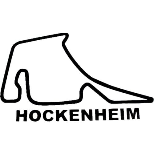 15.5cm*9cm Car Styling HOCKENHEIM Map Vinyl Decal Car Sticker C5-1877