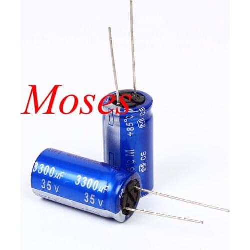 35v 3300uf +/- 20% Capacitance 100% Original New AM Audio Capacitors Electrolytic Capacitor Radial 16x31mm 2pcs