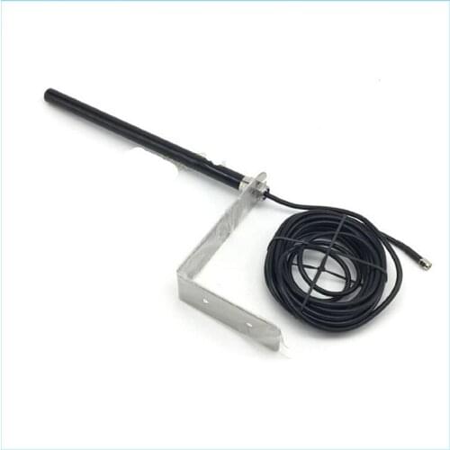4G omni rubber antenna 698-2700M outdoor GSM SMA male aerial with wall L brackets 806-960M,1710-1880M