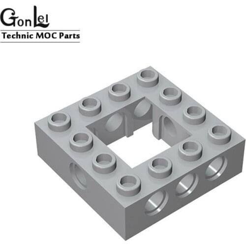 5Pcs/lot High-Tech Brick 4 x 4 Open Center Frame Beam MOC Building Blocks Parts Toys for EV3 SPIKE Compatible with 32324