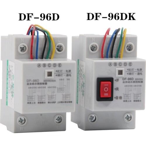 DF-96D/DF-96DK Automatic Water Level Controller For Water Pump 220V Sensor Probe Water Pump Tank Liquid Level Detector Switch