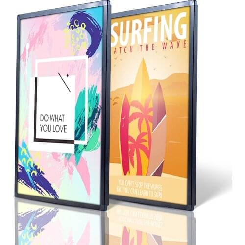 Backlit display frame ad led led light photo frame