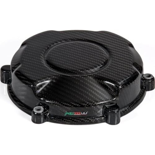 For Ducati Panigale V4 V4S 2018 2019 New Gloss Carbon Fiber Engine Cover protection coperchio del motore del motociclo