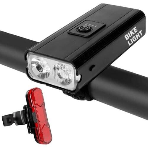 New ZTTO Bike Light Rainproof USB Charging LED 1200 Lumens MTB Headlight Headlight Aluminum Ultra Light Flashlight Bike Light