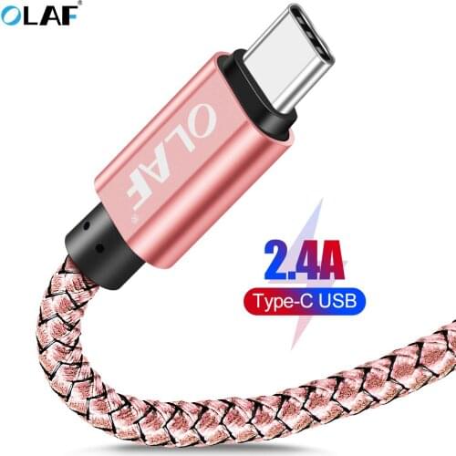 OLAF USB Type C Cable Fast Charge USB C Fast Charging USB Charger Cable for Samsung Galaxy S9 S8 Plus Cable