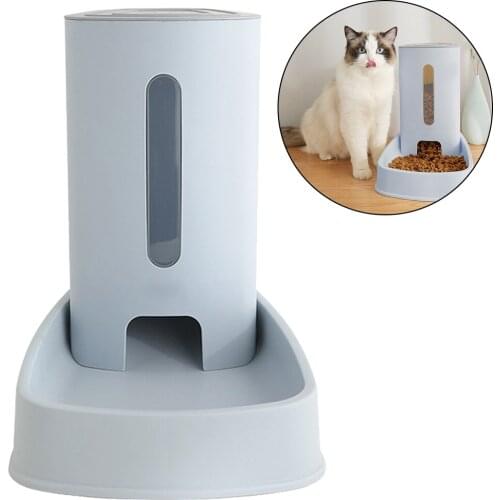 Pet Food Feeder Creative Automatic Anti-Spill Dog Food Feeder Cat Food Dispenser Pet Food Feeder Pet Feeding Supplies