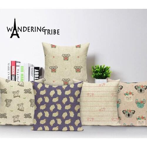 Cute Mouse Cushion Covers Moroccan Decoration Pillow Case Animal Pillows Cases Home Decor Sofa Cushions Covers Cojin Almofadas